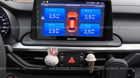 Màn hình DVD Android liền camera 360 xe Kia Cerato 2019 - nay | Bravigo Ultimate (4G+64G)  